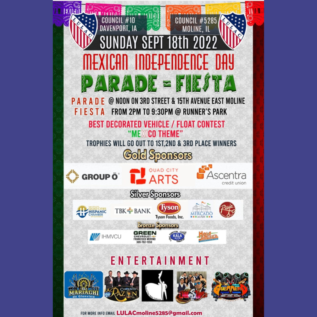 Mexican Independence Day parade information